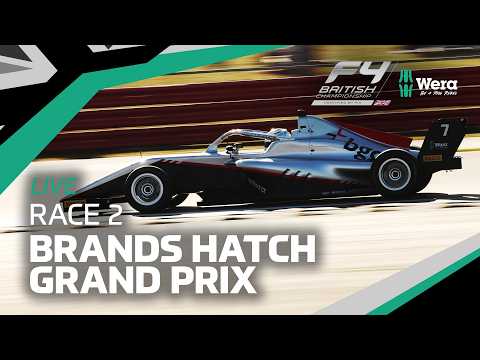📺 LIVE | Round 10 | Race 2 | Brands Hatch GP | Wera Tools British F4