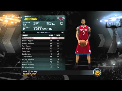 NBA 2k12: Unlock Jordan Create A Lengend