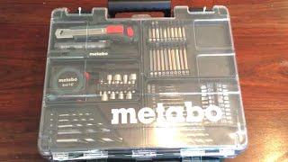 Metabo BS18 18V Akkuschrauber Set Mobile Werkstatt # Unboxing Review Deutsch