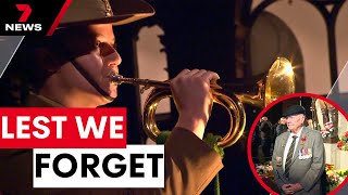 Australian’s who gave bravery and sacrifice beyond measure, honoured on Anzac Day | 7 News Australia