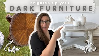 Brighten Up Your Dark Furniture | Free Coffee Table Makeover