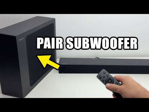 How to Connect Your Hisense Subwoofer to the Soundbar