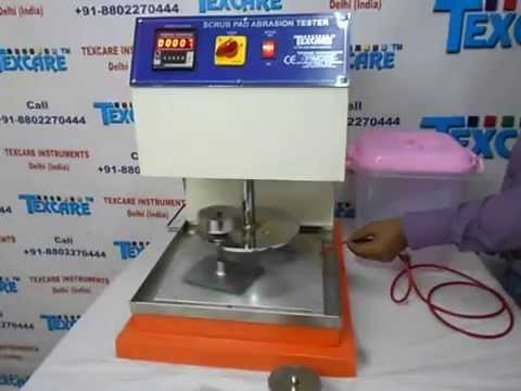 Scrub Pad Abrasion Tester