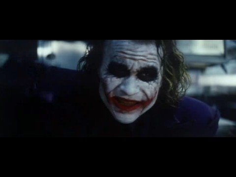 The Joker Meets The Mob scene
