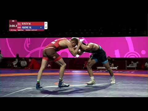 1/8 FS - 74 kg: M. KIROV (BUL) v. M. AMINE (SMR)