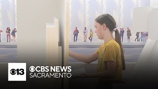 California High-Speed Rail Replica Railcar on Display at State Fair