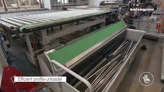 Salvagnini panel bending  P4 high performances in sheet metal profile manufacturing   CUT option