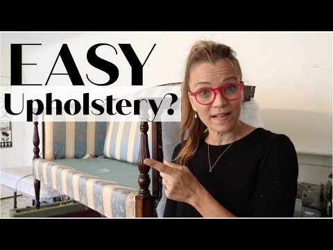 How to reupholster a Settee/sofa. Part 1 Tear Off/Stripping