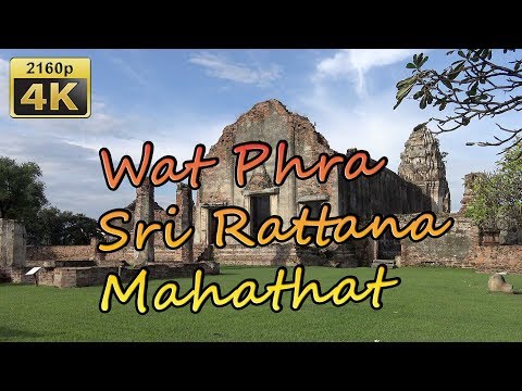 Wat Phra Sri Rattana Mahathat em Lop Buri - Tailândia 4K Travel Channel