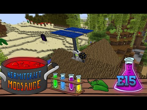 HermitCraft ModSauce: Ep15 - Mekanism Solar Power!