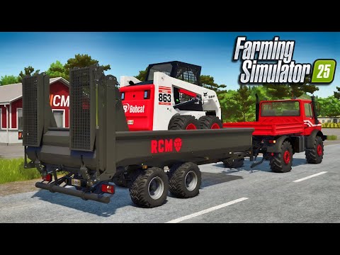 New Mods - RCM Trailer, Pichonnière HotFix, & Additional Contracts! | Farming Simulator 25