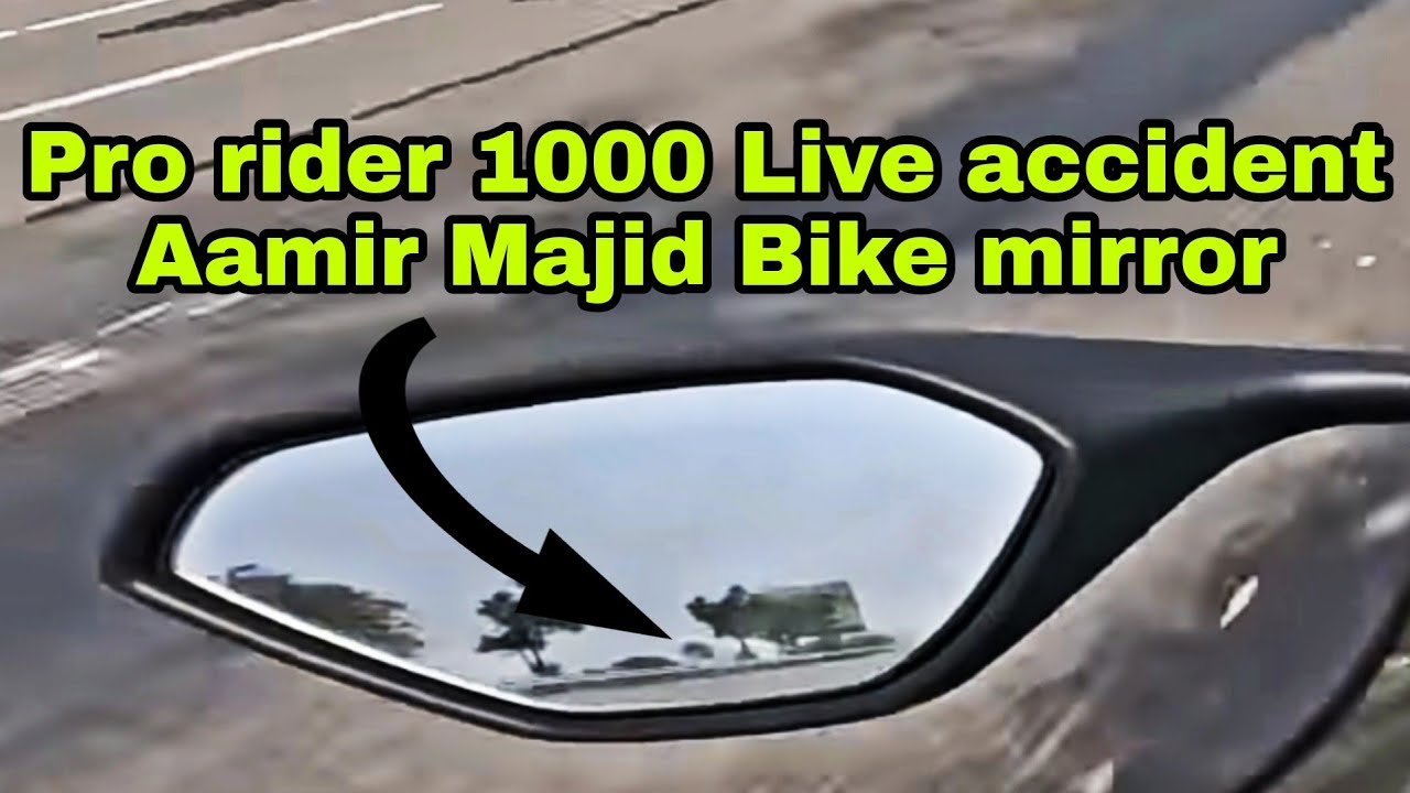 @PRORIDER1000AgastayChauhan Live accident @aamir__majid Bike mirror full accident video 💔