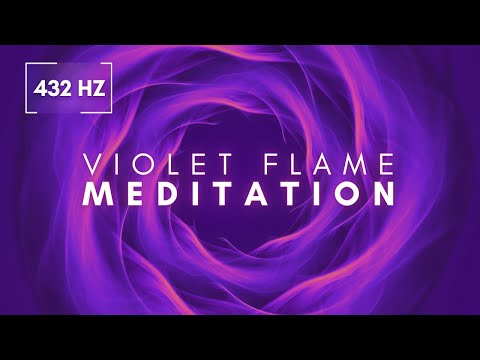 432Hz Violet Flame Meditation for Global Healing