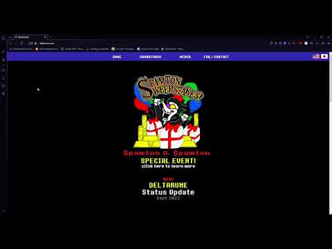 Weird Stuff on the Deltarune Website