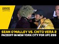 Sean O'Malley, Chito Vera Face Off in NYC | UFC 299 | MMA Fighting