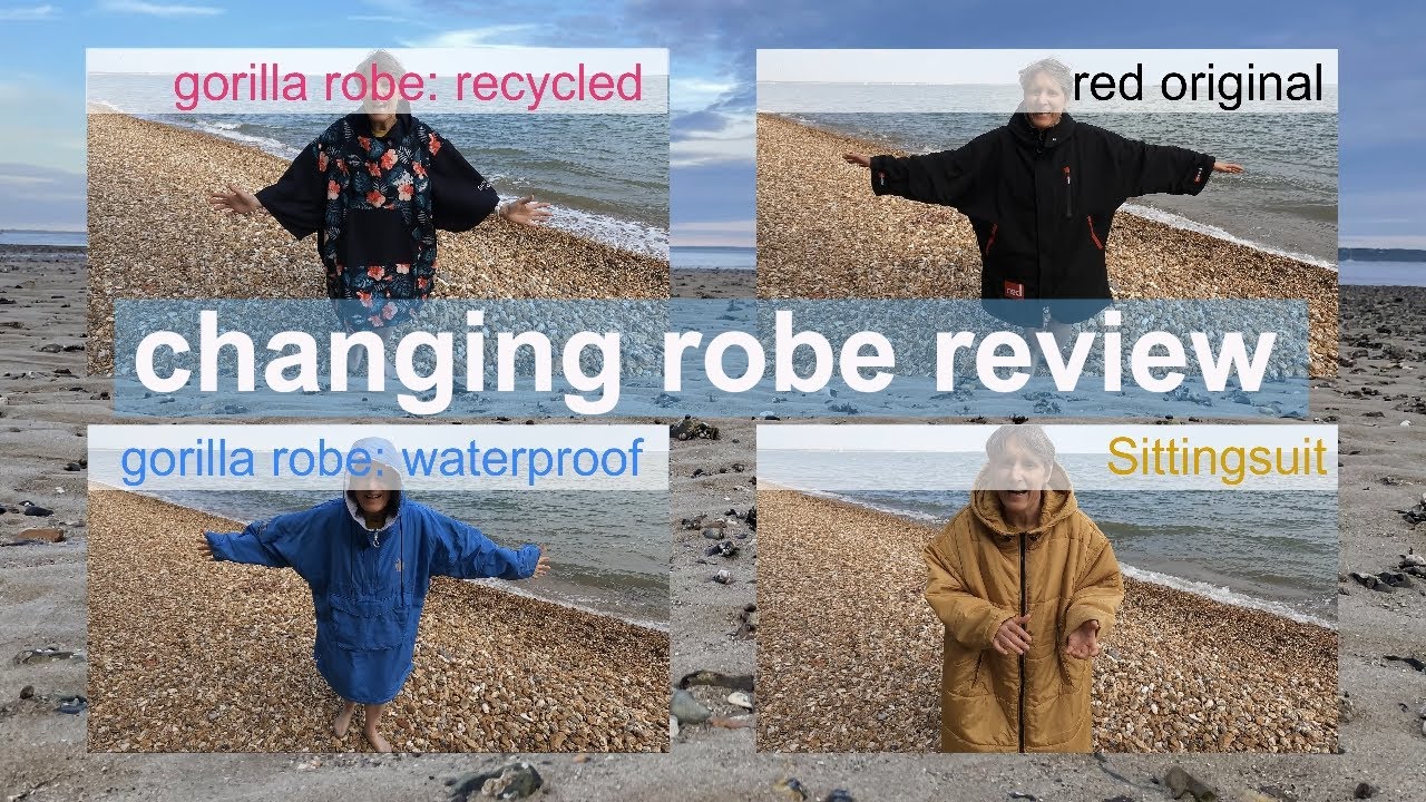 gorilla robe vs red original vs sittingsuit