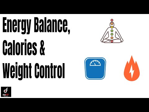 Energy Balance and Calories and Weight Control