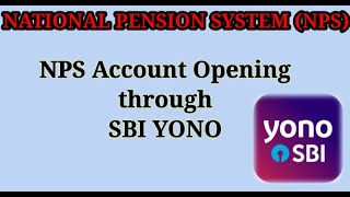 Open your National Pension Scheme (NPS) Tier1 & Tier2  accounts online easily #sbi #nps #yono