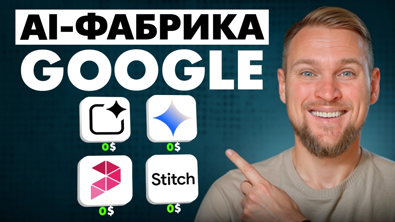 Создаю AI-бизнес на инструментах Google: 6 сервисов, которые работают как фабрика!