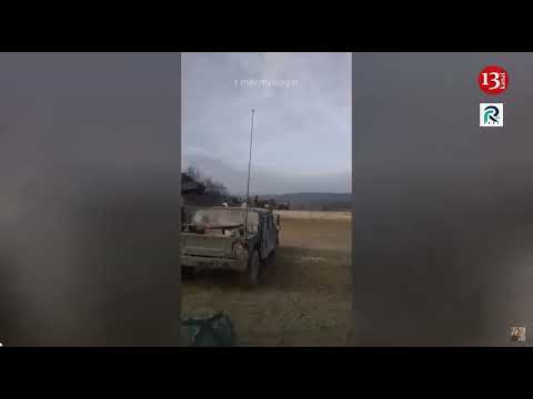 Ukraine War Footages, Ukrainian troops preparing for counterattack with M2 Bradley fighting vehicles