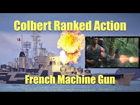 French Machine gun Colbert Action in Ranked Lighthouse build | World of Warships