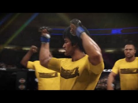 Bruce Lee in the mirror