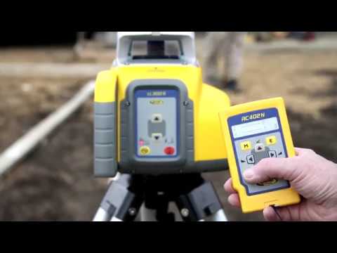 Spectra Precision LL300S Laser Tutorial: Ramp Building in Single Axis Slope Mode