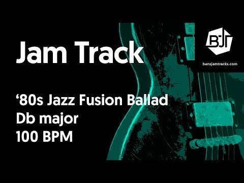 '80s Jazz Fusion Ballad in Db major "Rhymes and Riddles" - BJT #37