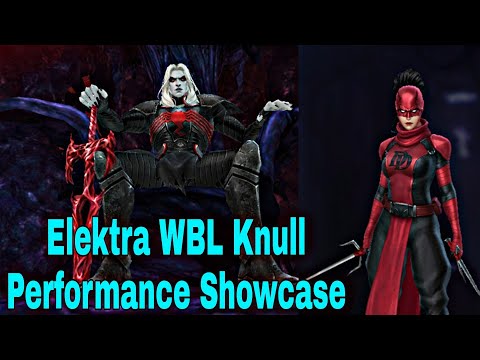 Elektra New Uniform Review And WBL Knull Clear Guide - Marvel Future Fight