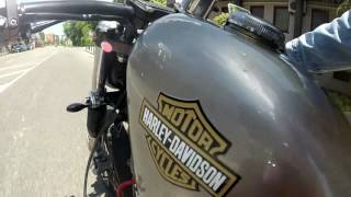 Harley Davidson ironhead 1979 ride in Monza