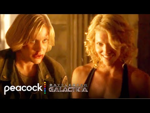 Starbuck and Six's Brutal Fight | Battlestar Galactica