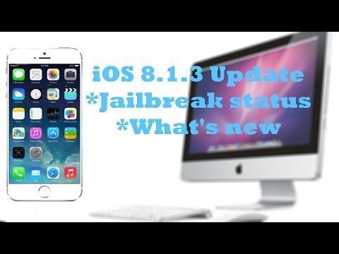 NEW iOS 8.1.3 update, jailbreak status and patch list