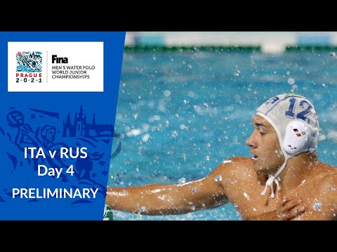 Re-LIVE | ITA v RUS- Day 4 - FINA World Men's Junior Water Polo Championships  2021