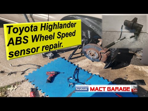 Toyota Highlander ABS Wheel Speed sensor repair