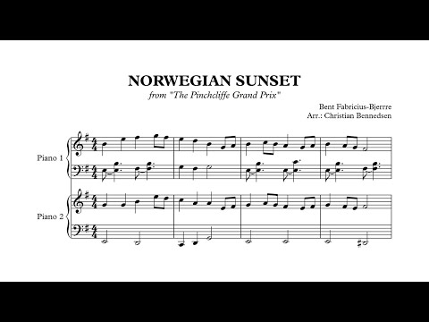 Norwegian Sunset - 2 Pianos