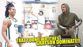 #1 Grayson PUTS ON A SHOW WITH TRAE YOUNG WATCHING AT HAWKS NAISMITH!! | FULL GAME HIGHLIGHTS