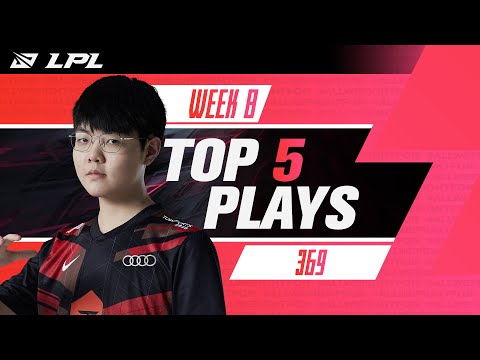 LPL Top 5 Plays | 369 Slam Dunks for the 9's | 2021 Spring Split Week 8