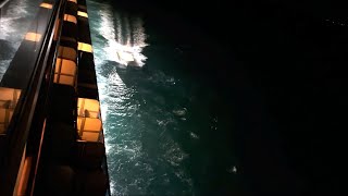 Dropping off the pilot - P&O Pacific Adventure Moreton Island (Caloundra) 13/12/2023
