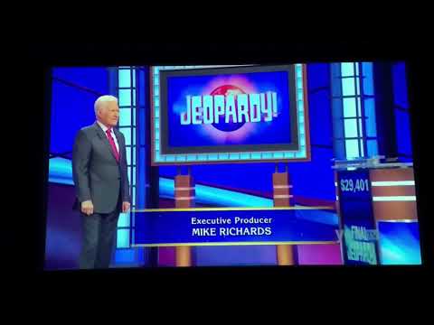Jeopardy; LONG end credit roll, Ryan Hemmel Day 3 (11/27/20)