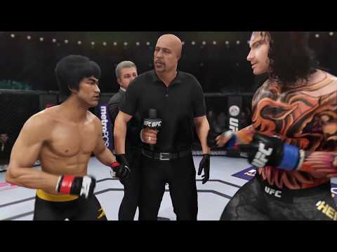 Bruce Lee vs. Van Helsing (EA Sports UFC 3) - Crazy UFC 👊🤪