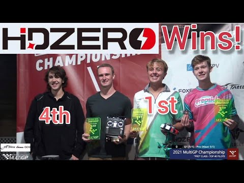 All HDZero MultiGP Championship races in under 30min - HDZero pilots win after several surprises!