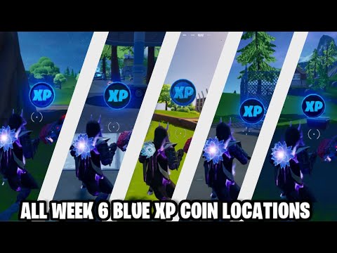 All blue xp coin locations (Week 6 Season 3)