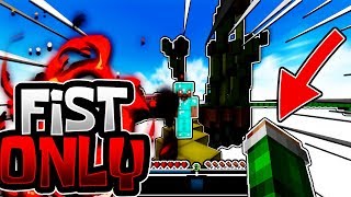THE put yo hands on the air CHALLENGE! (Minecraft BEDWARS Trolling)