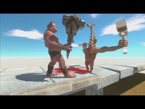 Giraffe Man - Animal Revolt Battle Simulator