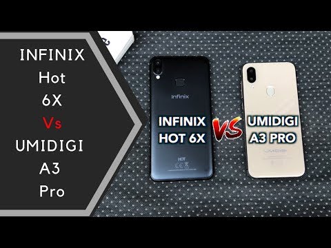 Umidigi A3 Pro vs Infinix Hot 6X Speed Test and Camera Comparison | SD425 Vs MT6739