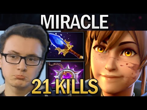 Marci Dota 2 Gameplay Miracle with 21 Kills - Aghanims