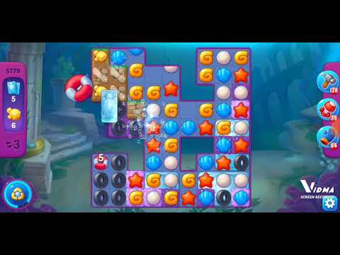 Fishdom. 5779 super hard level no boosters and diamonds - 9 moves