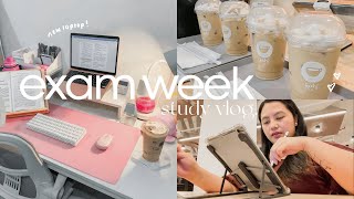 exam week in law school (studying, answering faqs, shopee unboxing) ⚖️ law school diaries