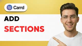 How to Add Sections in Carrd [2026 Full Guide]