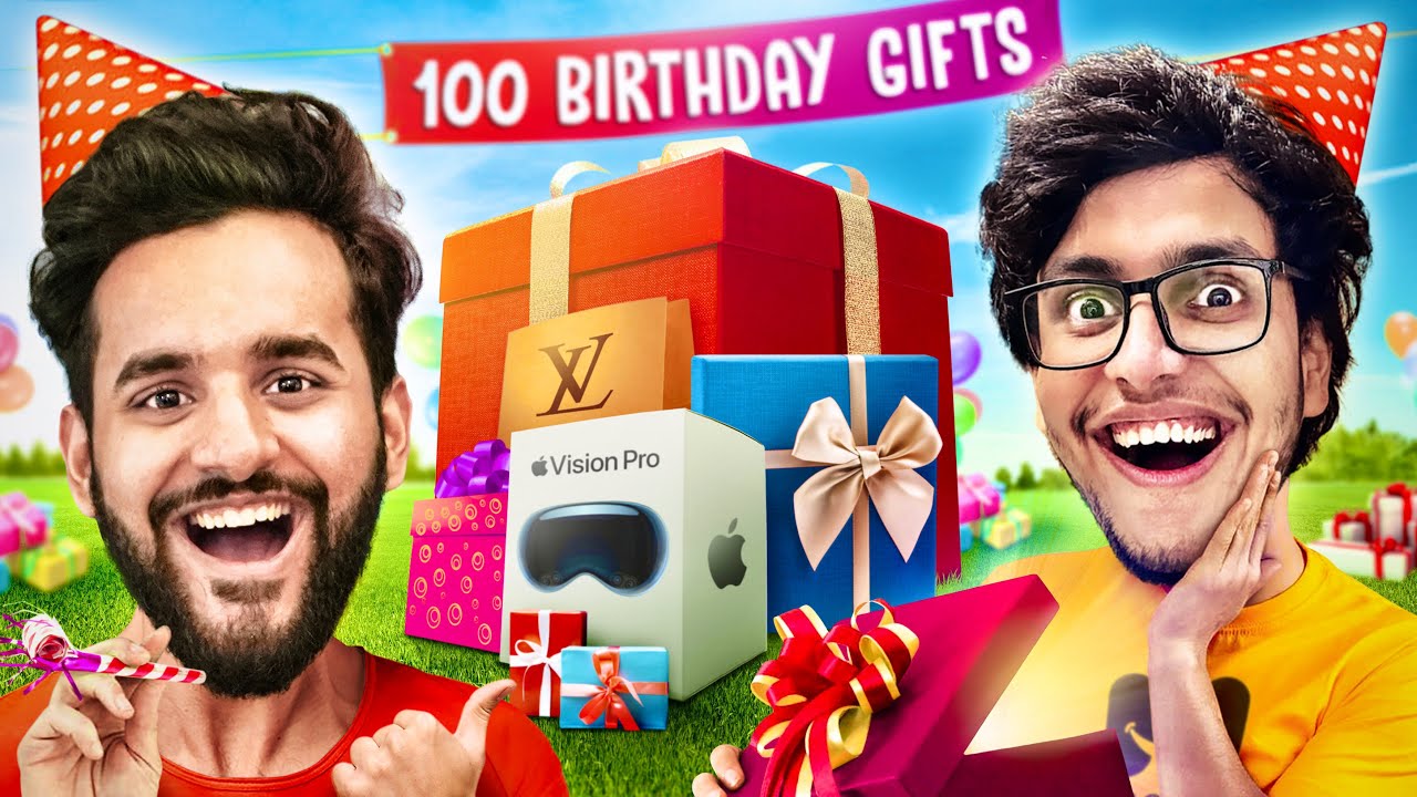 I Got 100 Mystery Gifts on my Birthday FT.‪@triggeredinsaan‬